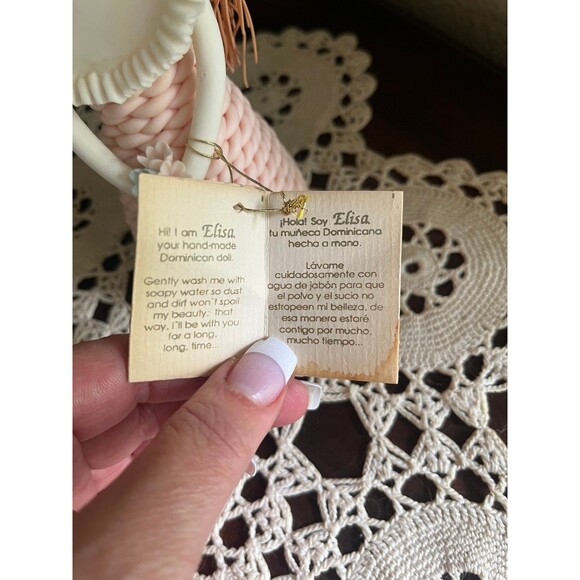 Vintage Dominican Republic Faceless Figurine Elisa - Picture 2 of 8